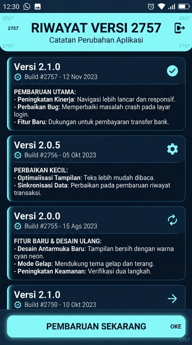 Riwayat Versi 2757 untuk Pengguna Android