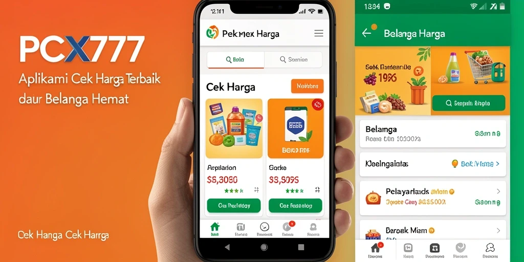 Antarmuka PCX777 menampilkan fungsi Cek Harga dengan jelas dan mudah digunakan.
