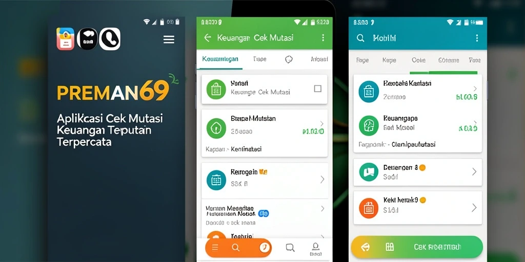 Antarmuka aplikasi PREMAN69 yang modern dan informatif untuk Cek Mutasi.